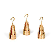 Set of 3 Weight Holders with Slotted weights