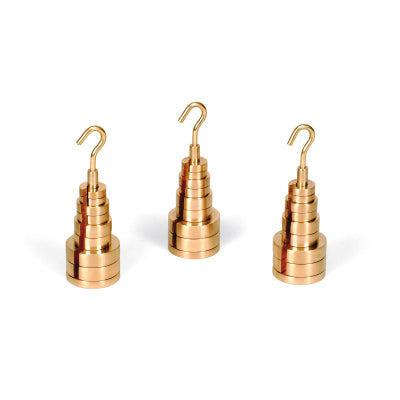 Set of 3 Weight Holders with Slotted weights