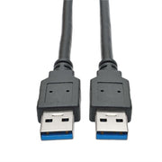 Eaton Tripp Lite Series USB 3.0 SuperSpeed A/A Cable (M/M), Black, 3 ft. (0.91 m)