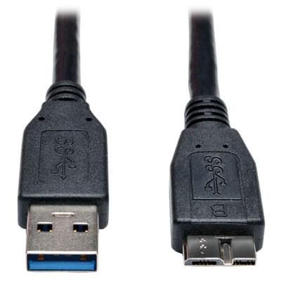 Eaton Tripp Lite Series USB 3.0 SuperSpeed Device Cable (A to Micro-B M/M) Black, 6 ft. (1.83 m)