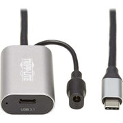 Tripp Lite by Eaton USB 3.2 Gen 1 Active Extension Cable - USB-C to USB-C (M/F) 5 Gbps Data Only 5 m (16.4 ft.)