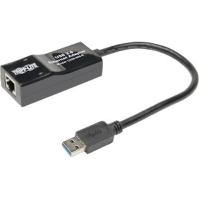 Tripp Lite by Eaton USB 3.0 to Gigabit Ethernet NIC Network Adapter - 10/100/1000 Mbps Black