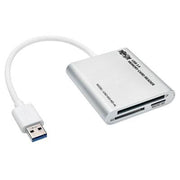 Tripp Lite by Eaton USB 3.0 SuperSpeed Multi-Drive Memory Card Reader/Writer Aluminum 5Gbps