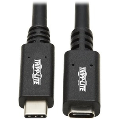 Tripp Lite by Eaton USB-C Extension Cable (M/F) - USB 3.2 Gen 1 (5 Gbps) Thunderbolt 3 Compatible Black 3 ft. (0.91 m)