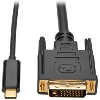 Tripp Lite by Eaton USB-C to DVI Active Adapter Cable (M/M) Black 6 ft. (1.8 m)