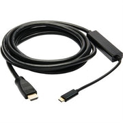 Eaton Tripp Lite Series USB-C to HDMI Active Adapter Cable (M/M), 4K 60 Hz, 4:4:4, HDCP 2.2, Mid-Cable Adapter, Black, 10 ft. (3.1 m)