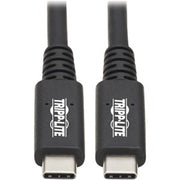 Tripp Lite by Eaton USB4 40Gbps Cable (M/M) - USB-C 8K 60 Hz 100W PD Charging Black 31 in. (0.8 m)