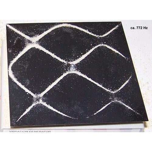 Accessories Chladni Plate, square -
for the Vibration Generator