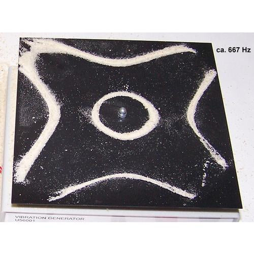 Accessories Chladni Plate, square -
for the Vibration Generator