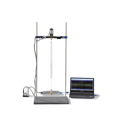 Set Wilberforce pendulum -
Combination of translational and rotational oscillation