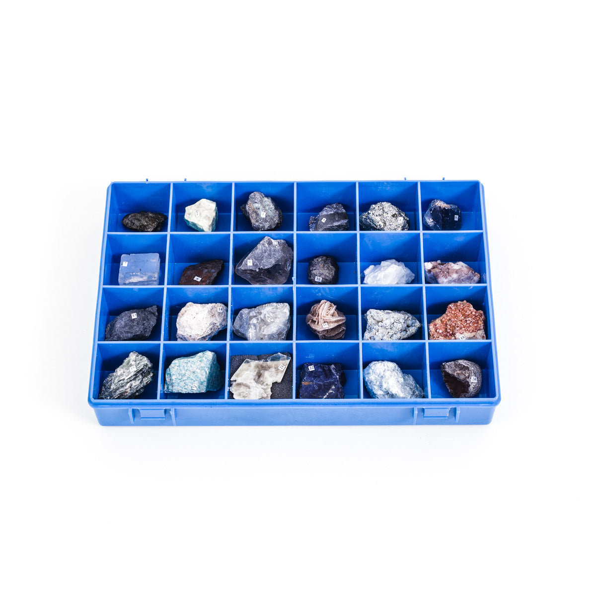 Collection of 24 minerals