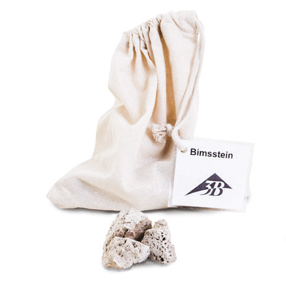 Set of three volcanic rocks