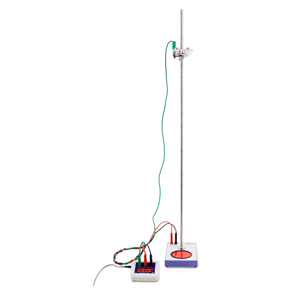 Free Fall Apparatus -
to determine the gravitational constant g