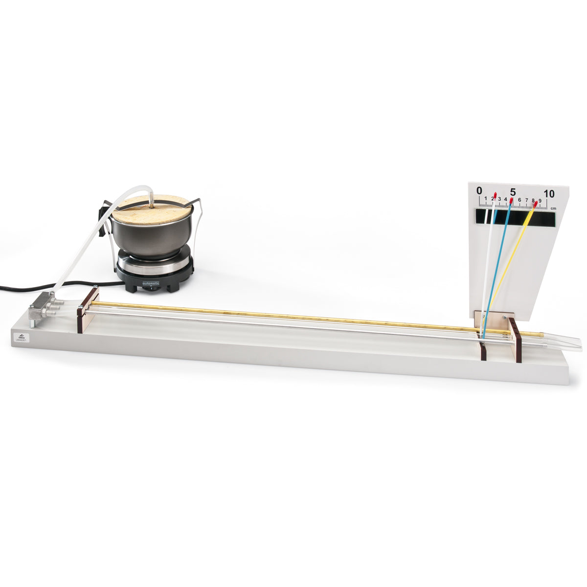 Linear Expansion Apparatus with Three Pointers