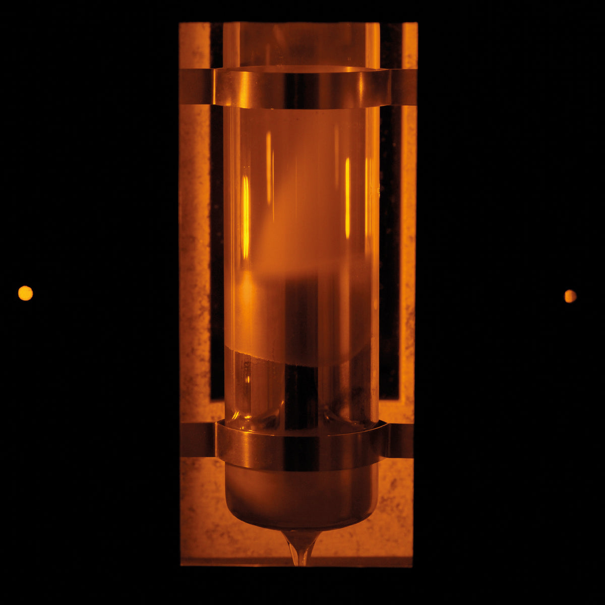 Sodium Fluorescence Tube on Furnace Wall