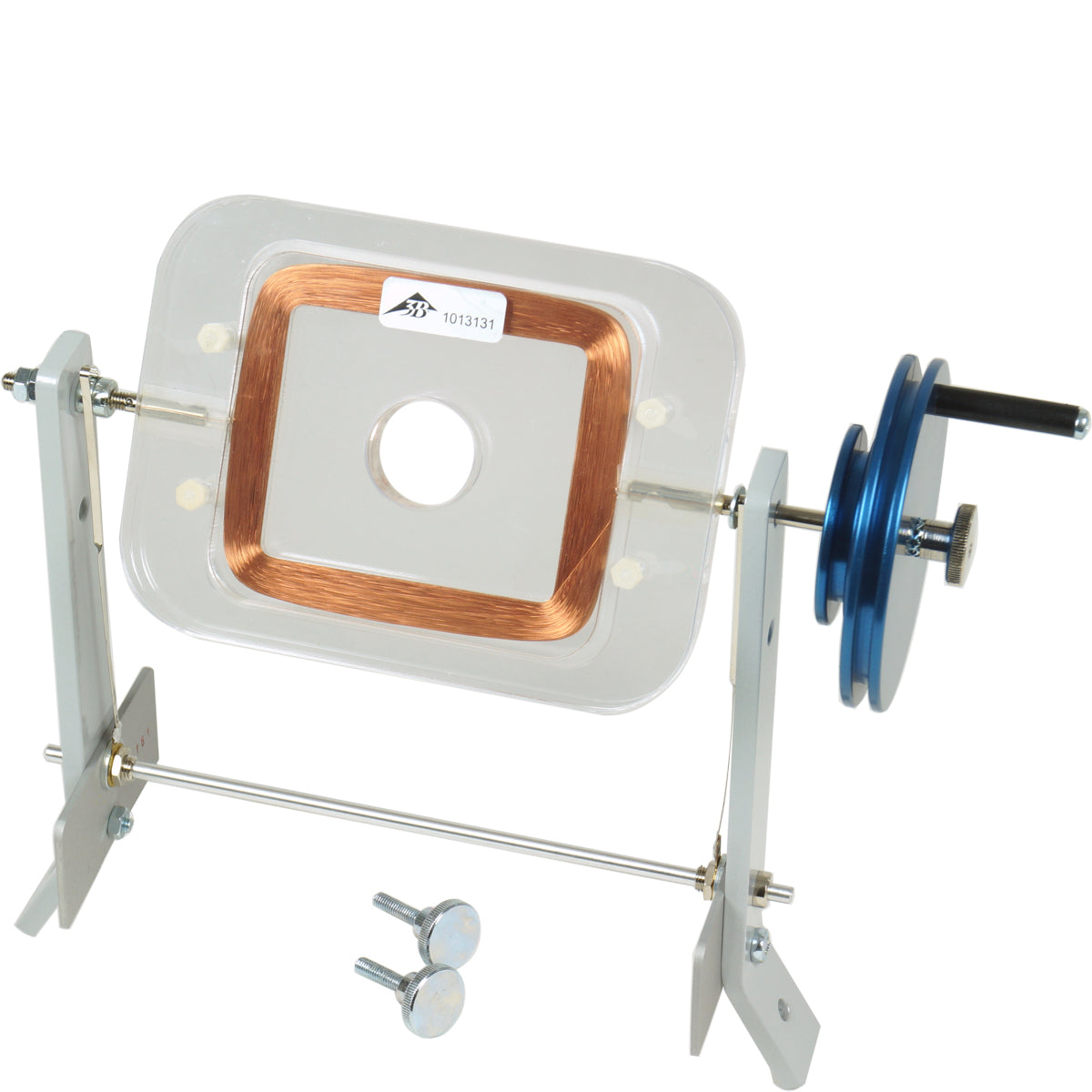 Flat Coil in a Rotatable Frame