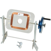 Flat Coil in a Rotatable Frame