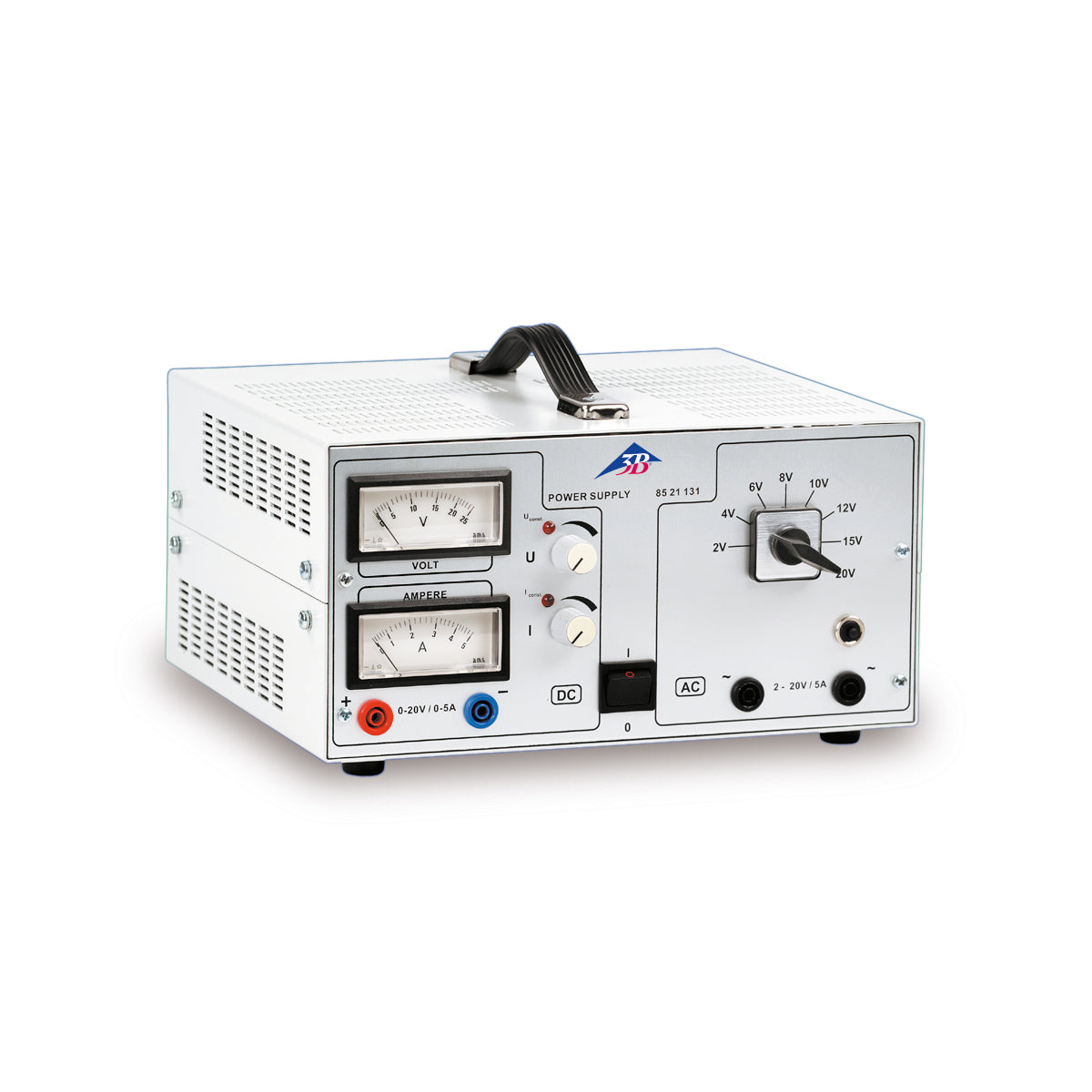 AC/DC Power Supply,
0 – 20 V, 0 – 5 A