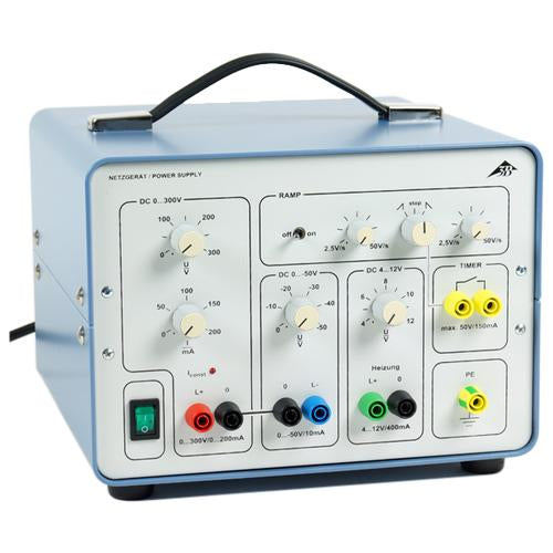 DC Power Supply,
0 – 300 V, max. 200 mA