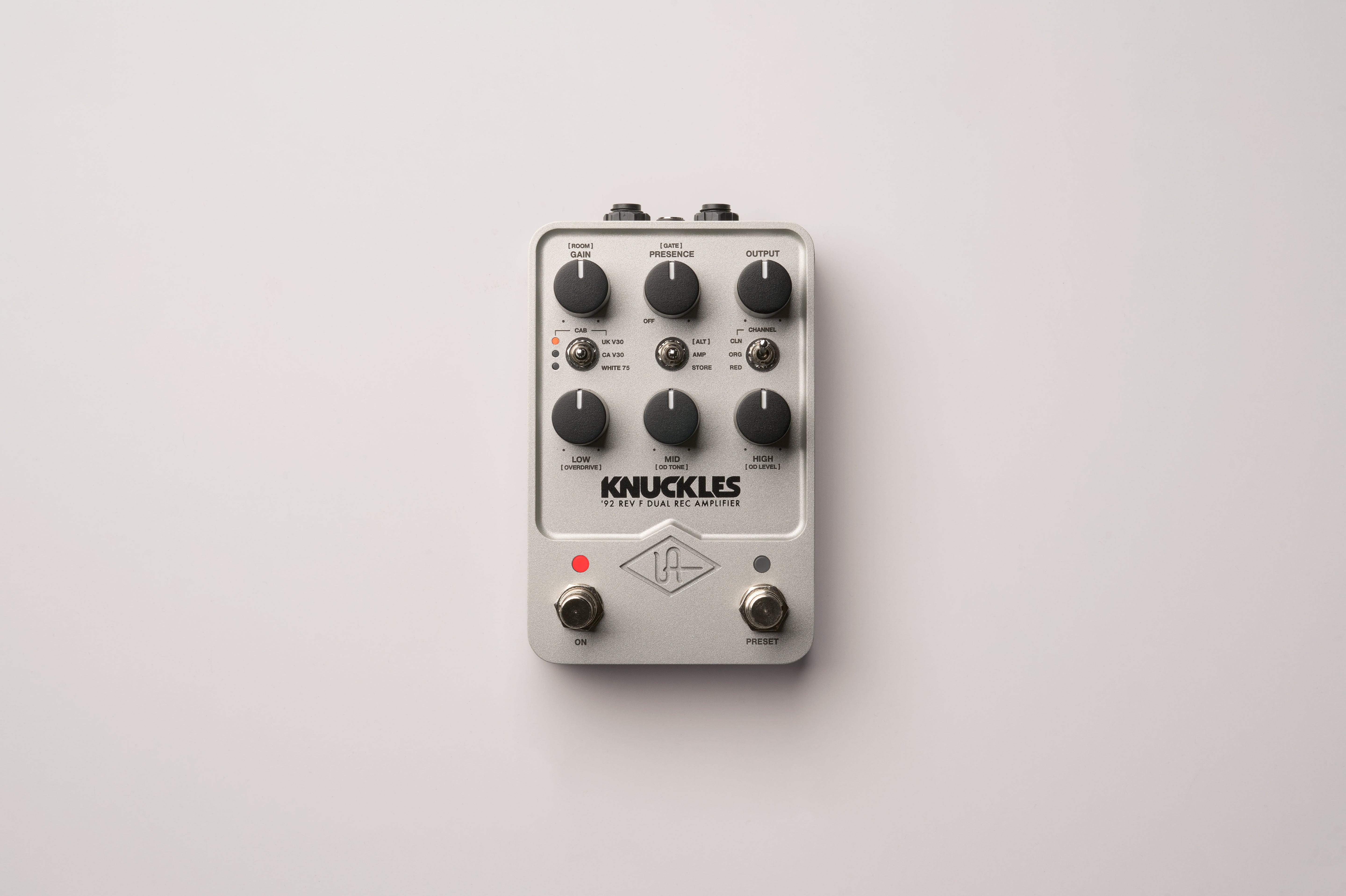 Universal Audio UA-KNUCKLES Knuckles '92 Dual Rec Amplifier Emulator Pedal