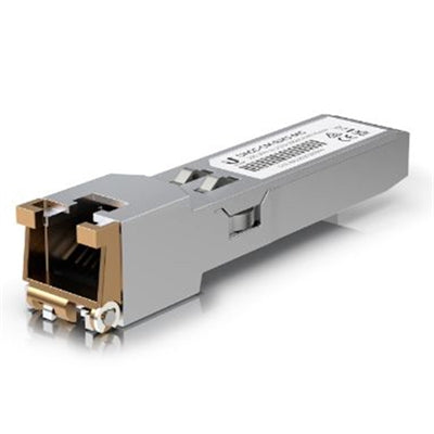 Ubiquiti SFP+ to RJ45 Transceiver Module, 1/2.5/5/10GBase-T Copper SFP+ Transceiver, 1/2.5/5/10 Gbps Throughput, Supports up to 100m, Incl 2Yr Warr