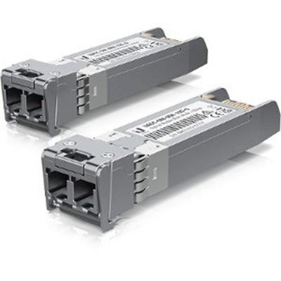 2PK Ubiquiti UFiber SFP+ Multi-Mode Fiber Module 1Gbps 300m Distance Connector