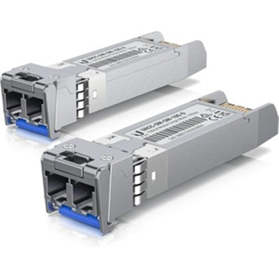 UBIQUITI UFiber SFP+ Single-Mode Fiber Module, 10 Gbps, 10km Distance, 2-pack