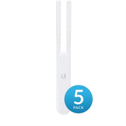 5 Pack, Ubiquiti AC Mesh, Compact Indoor/Outdoor WiFi 5 Access Point with 4 Spatial Streams (UAP-AC-M)