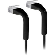 UniFi Patch Cable 8m Black, Both End Bendable to 90 Degree, RJ45 Ethernet Cable, Cat6, Ultra-Thin 3mm Diameter U-Cable-Patch-8M-RJ45-BK U-CABLE-PATCH-