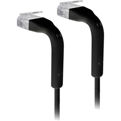 UniFi Patch Cable 8m Black, Both End Bendable to 90 Degree, RJ45 Ethernet Cable, Cat6, Ultra-Thin 3mm Diameter U-Cable-Patch-8M-RJ45-BK U-CABLE-PATCH-