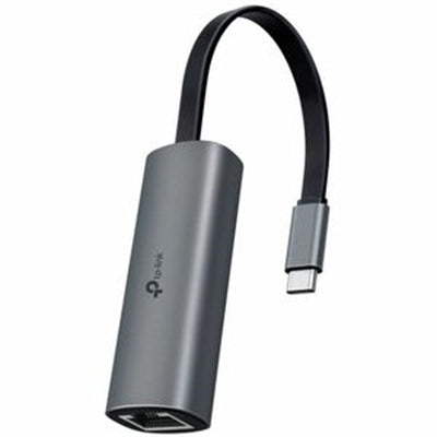 TP-Link - UE302C USB Type-C to 2.5 Gigabit Ethernet Network Adapter - USB 3.0 Type C - 1 Port(s) - 1 - Twisted Pair - Black
