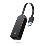 TP-Link - UE306 - Foldable USB 3.0 to Gigabit Ethernet LAN Network Adapter - Supports Nintendo Switch, Windows, Linux - Black