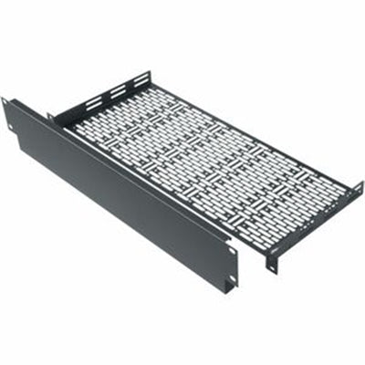 Middle Atlantic UFA 1RU Small Device Mounting Rack Shelf with 2RU Faceplate - 8in Depth
