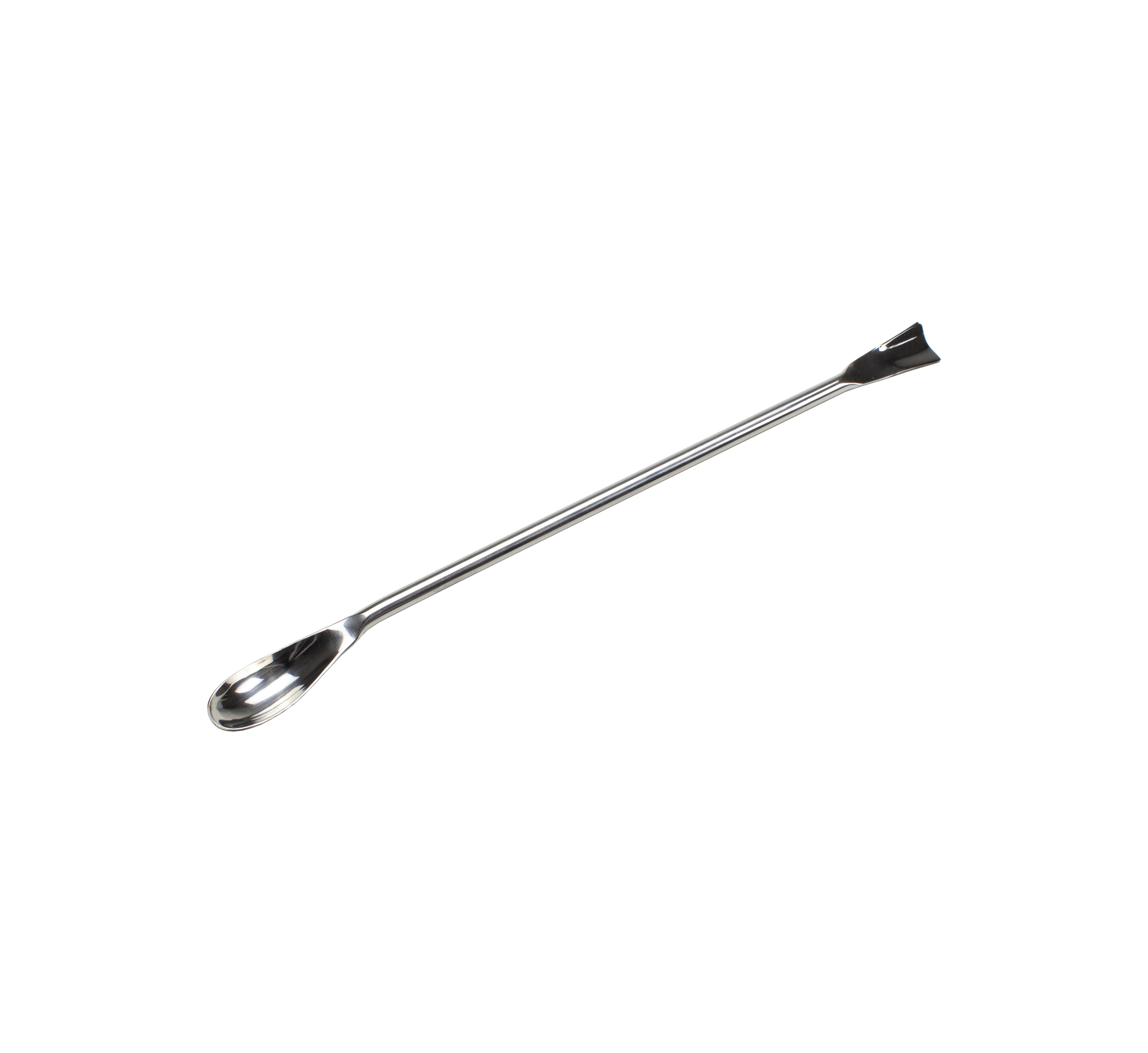 United Scientific® REUZ™ Stainless Steel Offset Spoon Spatula, 210mm