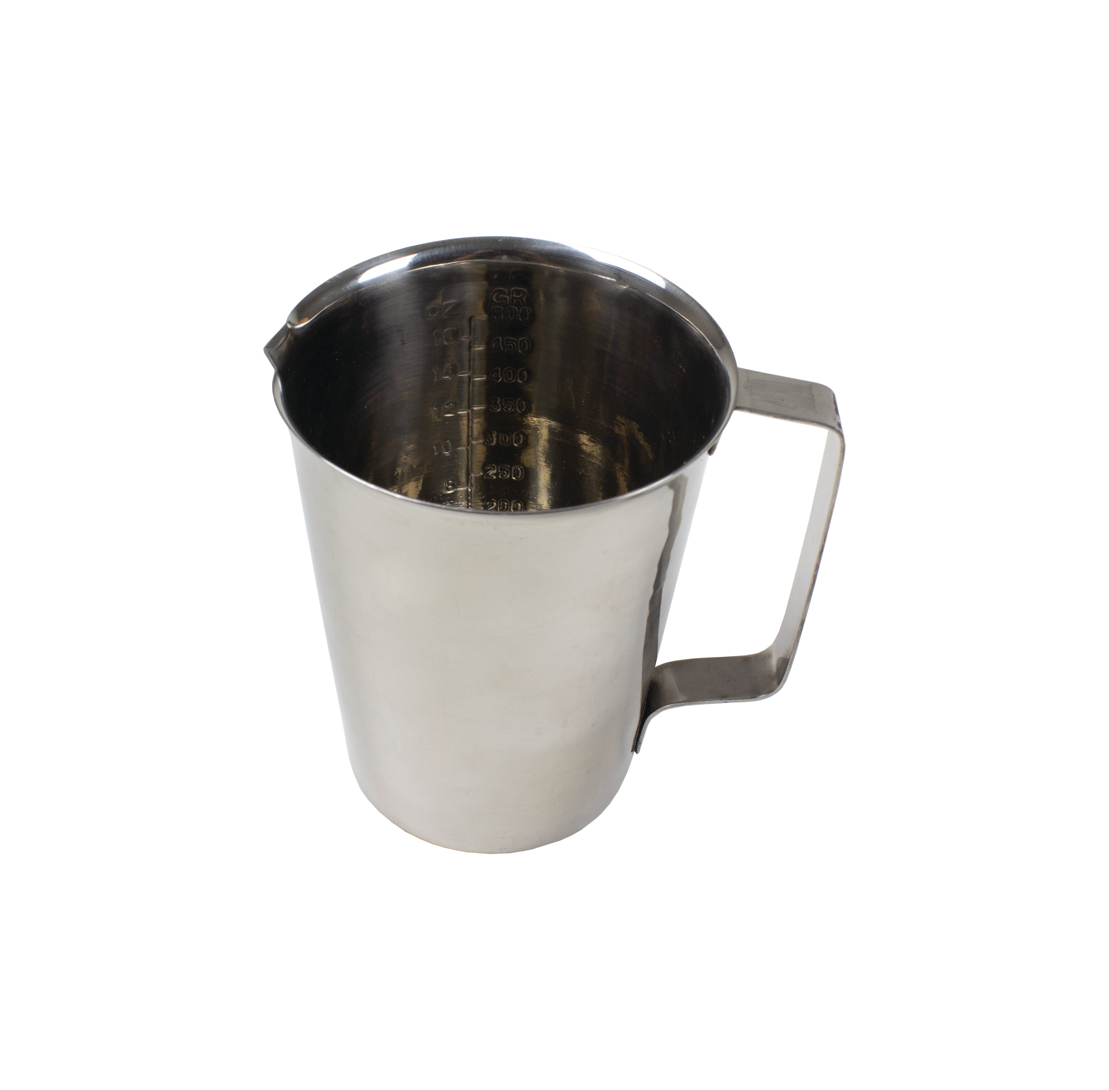 United Scientific® REUZ™ Stainless Steel Beaker with Handle, 500 mL