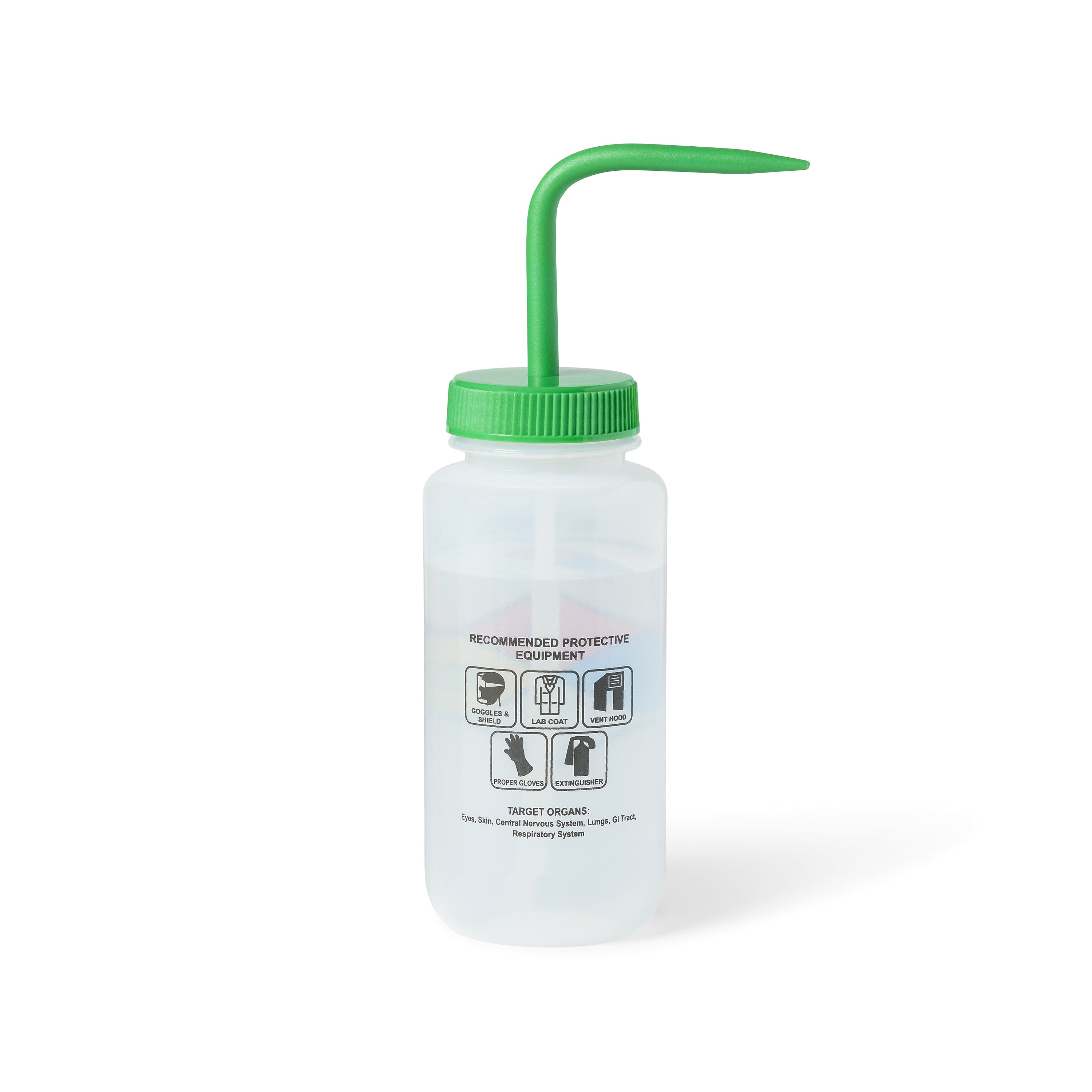 United Scientific® UniSafe™ Methanol Vented Wash Bottle, 500 mL, Pack of 6, LDPE, comes with 6