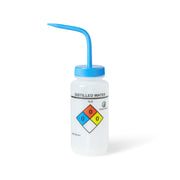 United Scientific® UniSafe™ Distilled Water Vented Wash Bottle, 500 mL, Pack of 6, LDPE, comes with 6