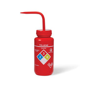 United Scientific® UniSafe™ Toluene Vented Wash Bottle, 500 mL, Pack of 6, LDPE, comes with 6