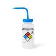 United Scientific® UniSafe™ Deionized Water Vented Wash Bottle, 500 mL, Pack of 6, LDPE, comes with 6