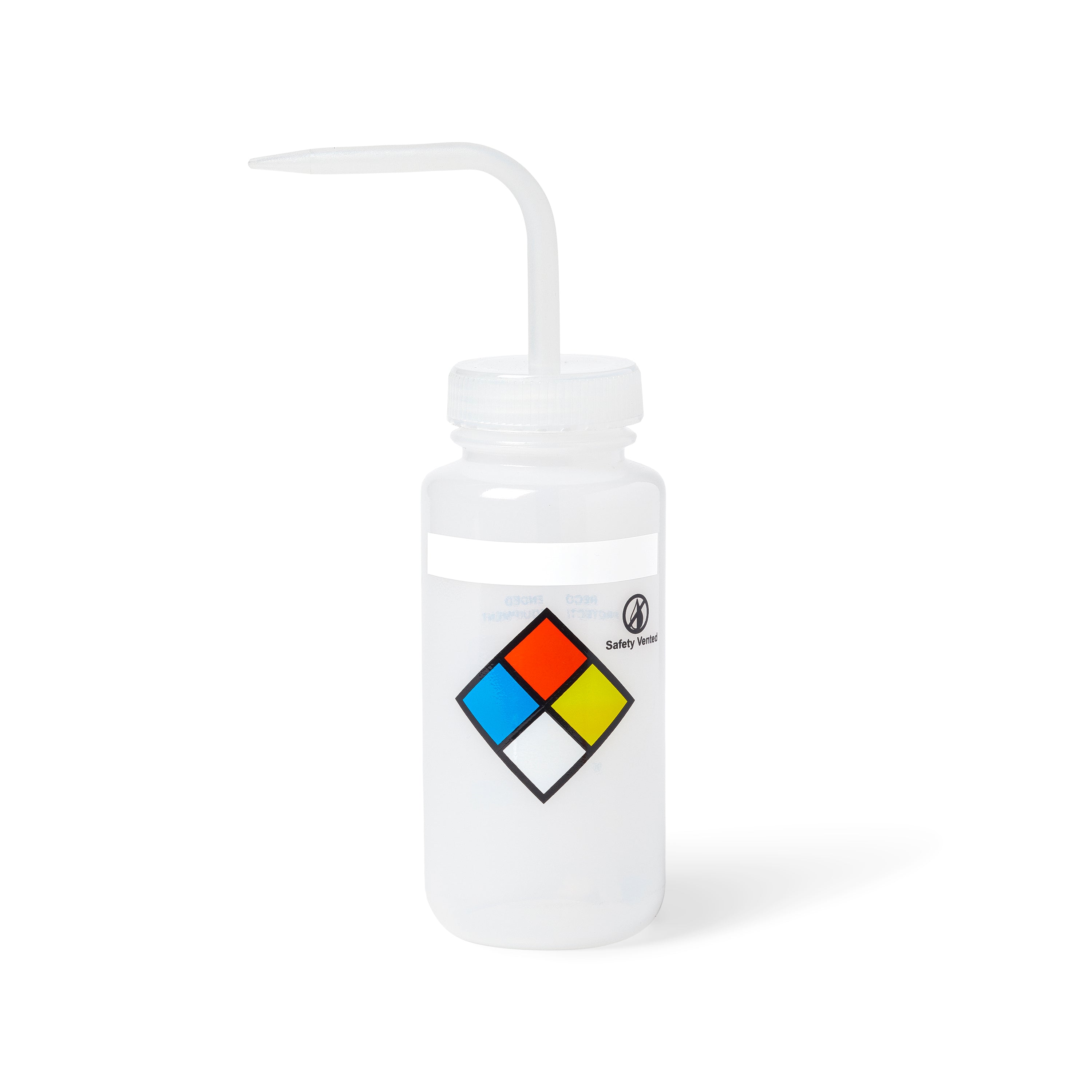 United Scientific® UniSafe™ Write-In Vented Wash Bottle, 500 mL, Pack of 6, LDPE, comes with 6