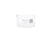 United Scientific® CrystalClear™ Crystallizing Dish 500 mL, Flat Bottom - with spout, Borosilicate Glass, comes with 6