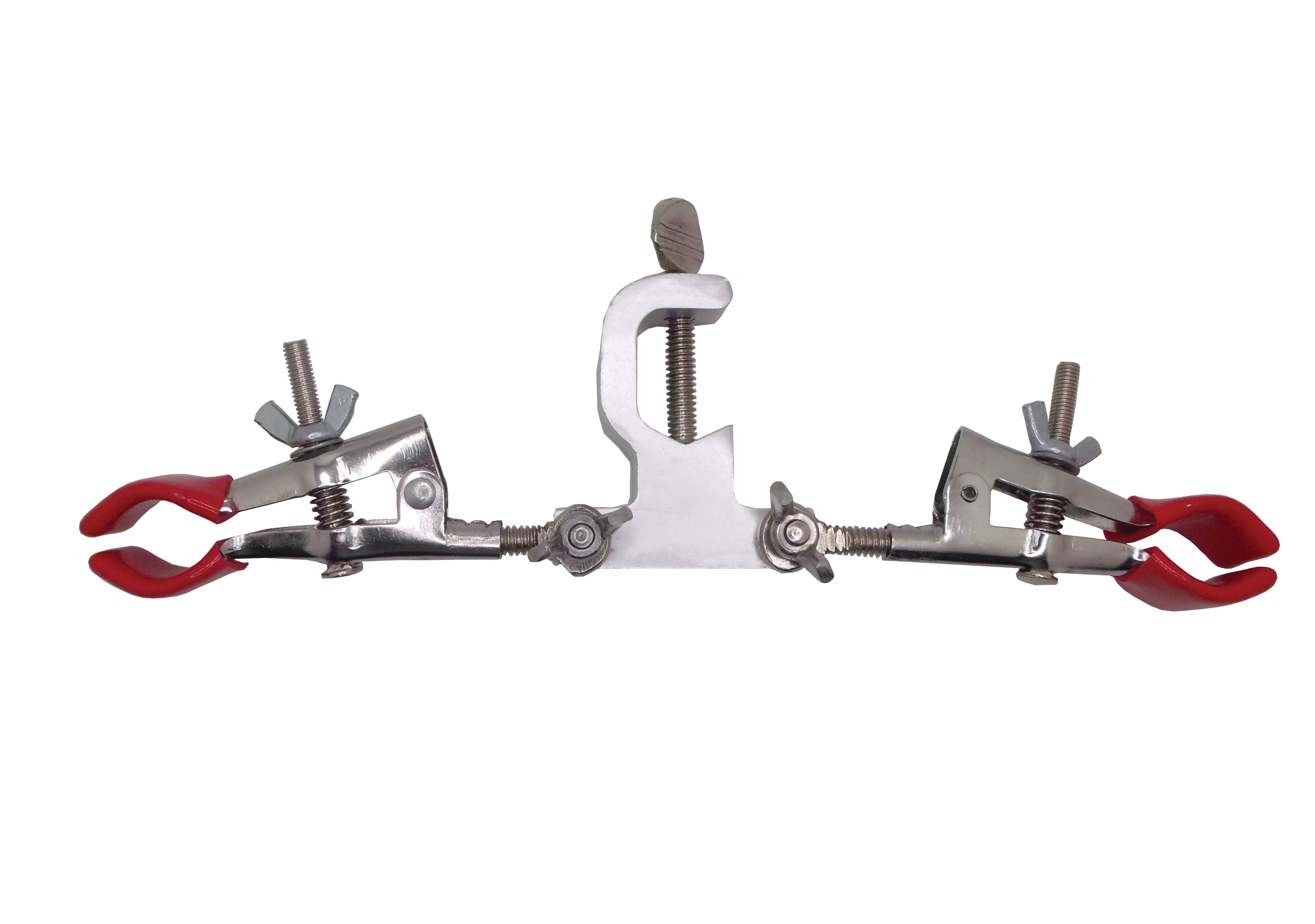 United Scientific® Double Burette Clamp, Stainless Steel