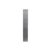 United Scientific® Flat Electrode Strip, 5" X 3/4" X 1.2mm Thick, Aluminum (127 mm X 19 mm)