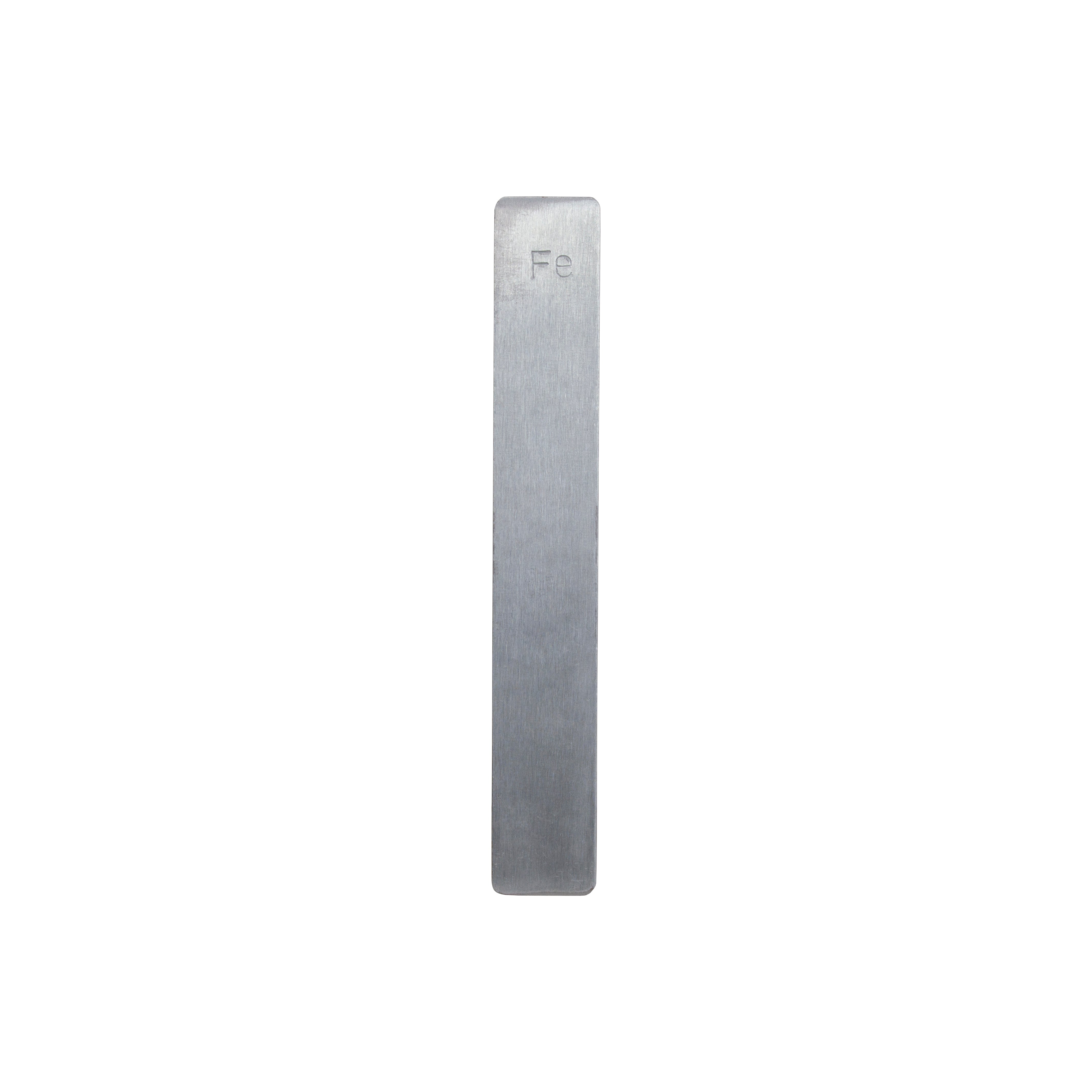 United Scientific® Flat Electrode Strip, 5" X 3/4" X 1.2mm Thick Iron (127 mm X 19 mm)