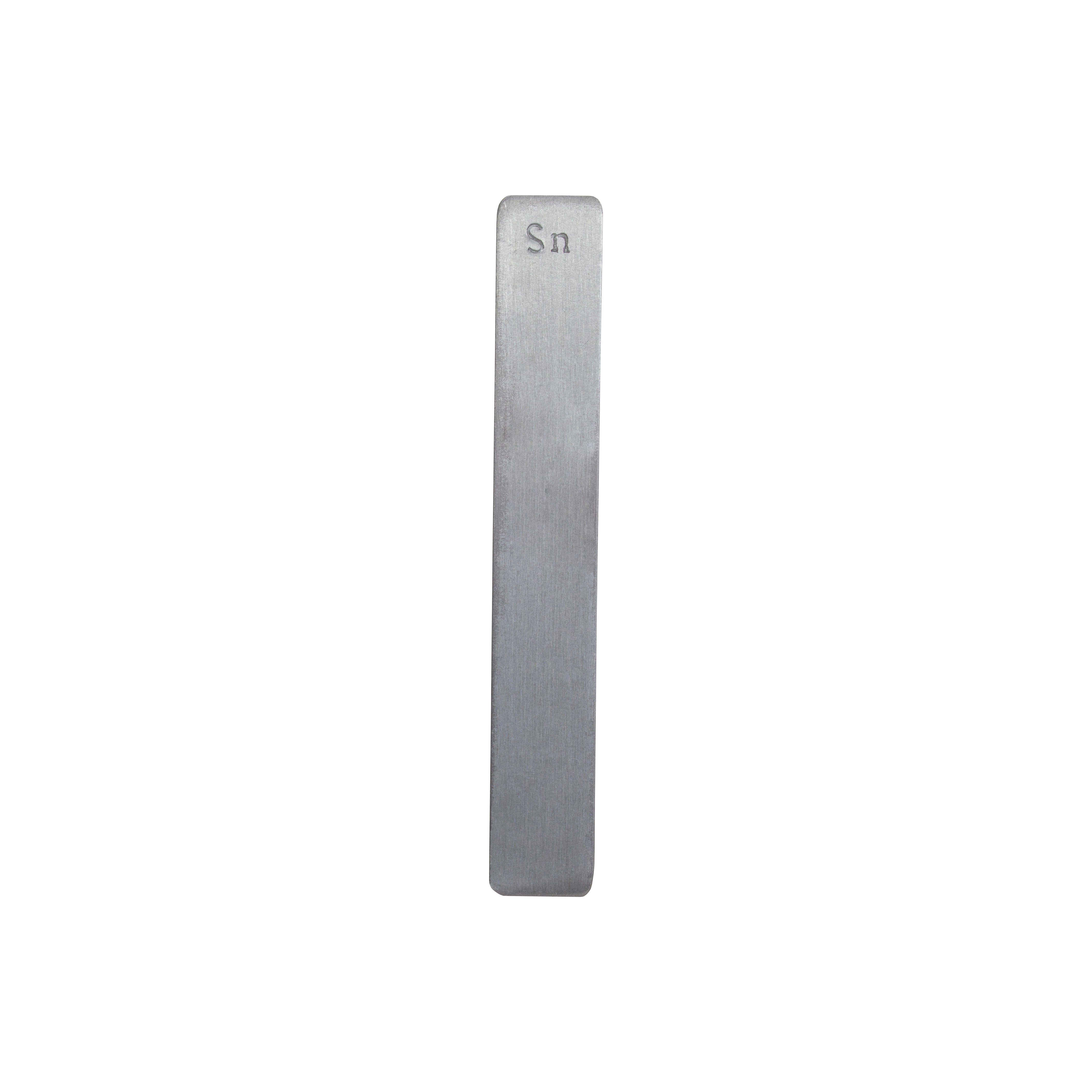 United Scientific® Flat Electrode Strip, 5" X 3/4" X 1.2mm Thick, Tin (127 mm X 19 mm)