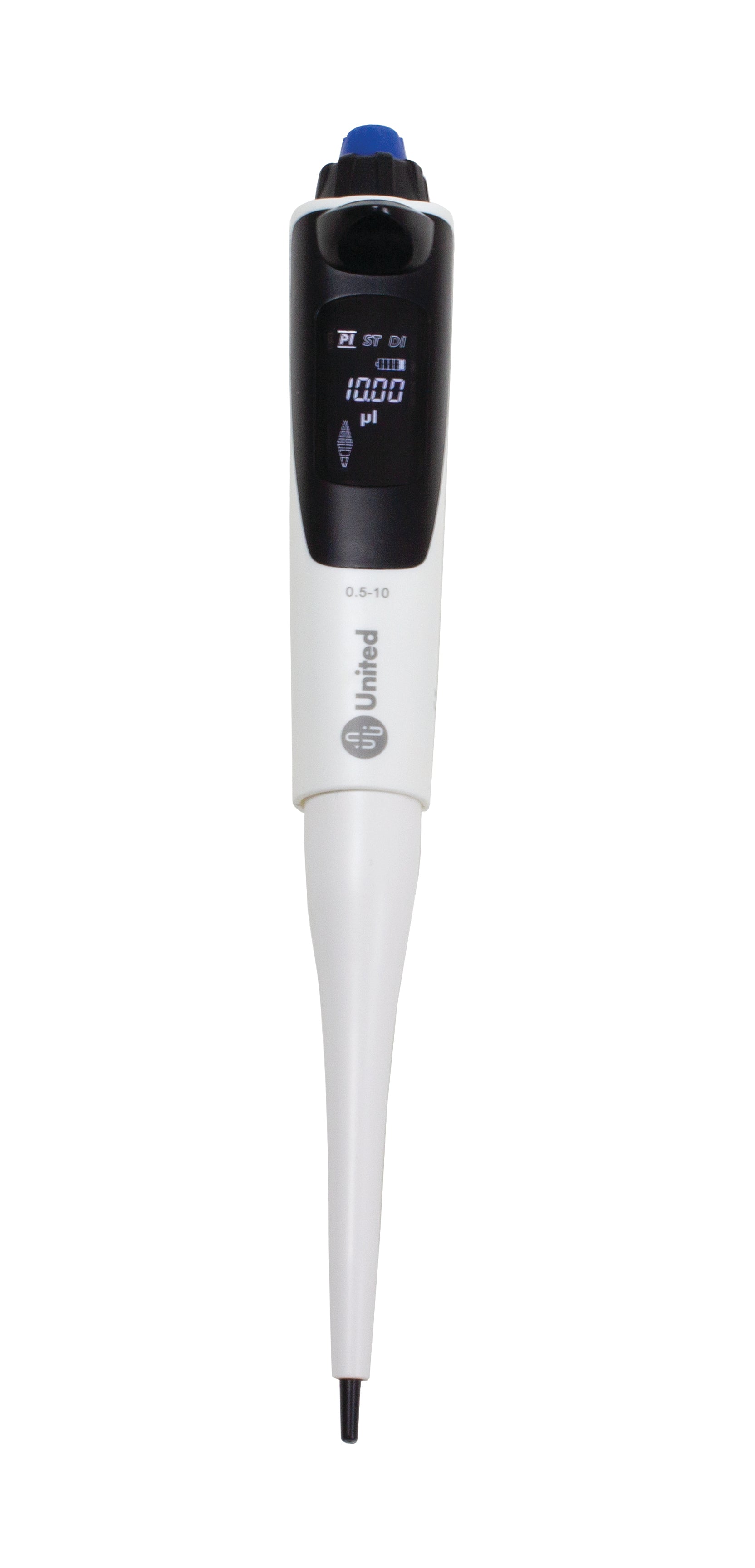 United Scientific® Jupiter Electronic Pipette 0.5 - 10 uL