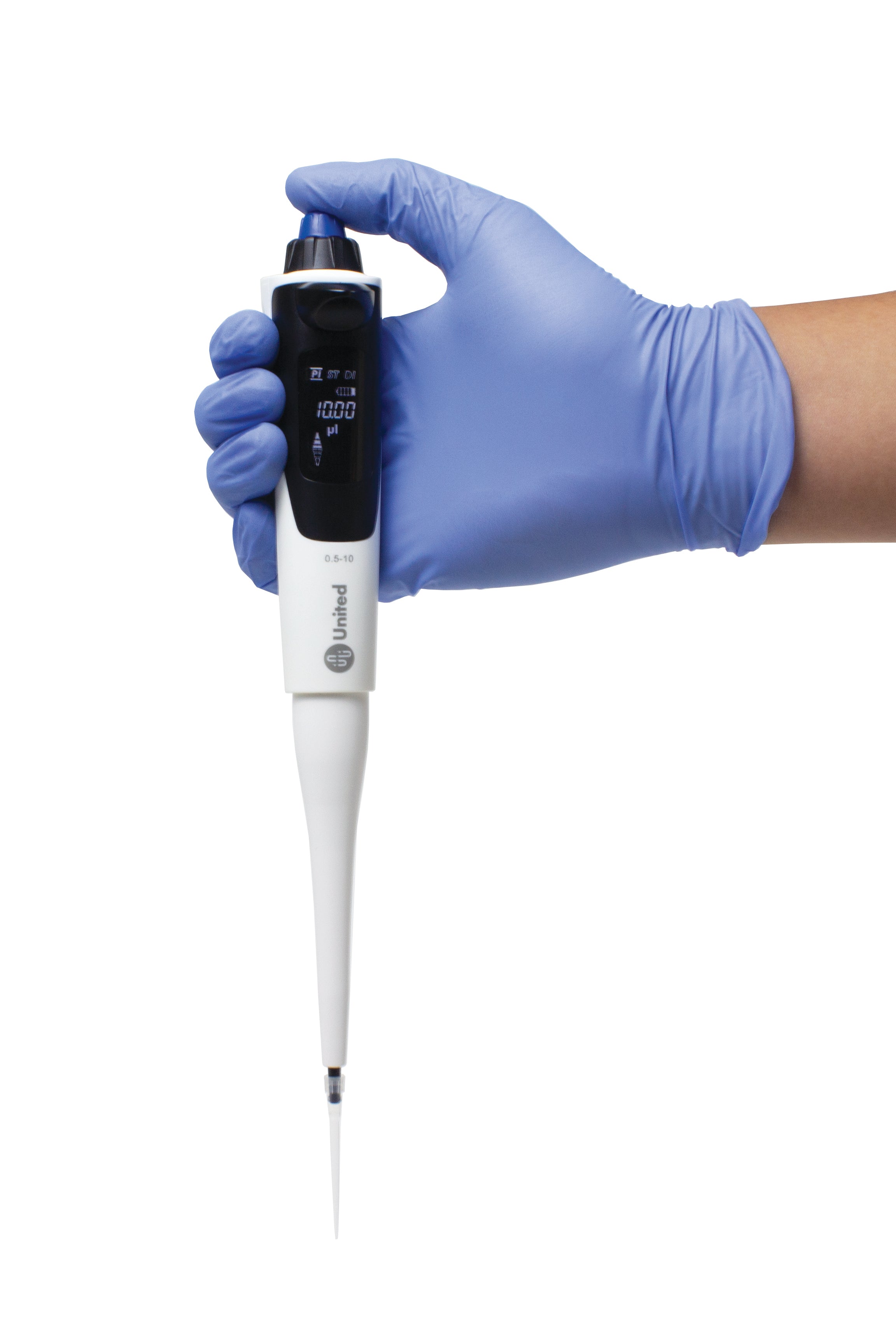 United Scientific® Jupiter Electronic Pipette 0.5 - 10 uL