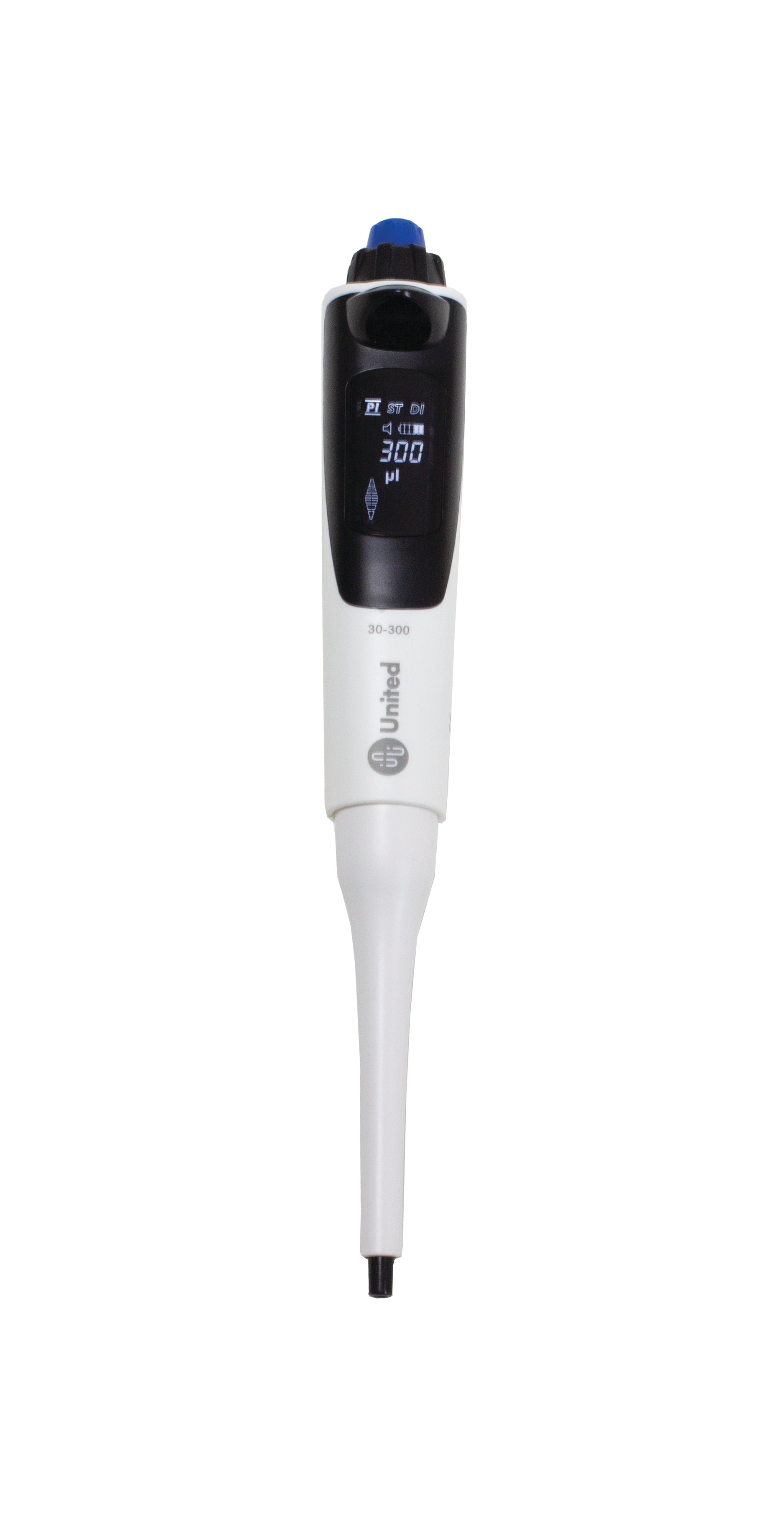 United Scientific® Jupiter Electronic Pipette 30 - 300 uL