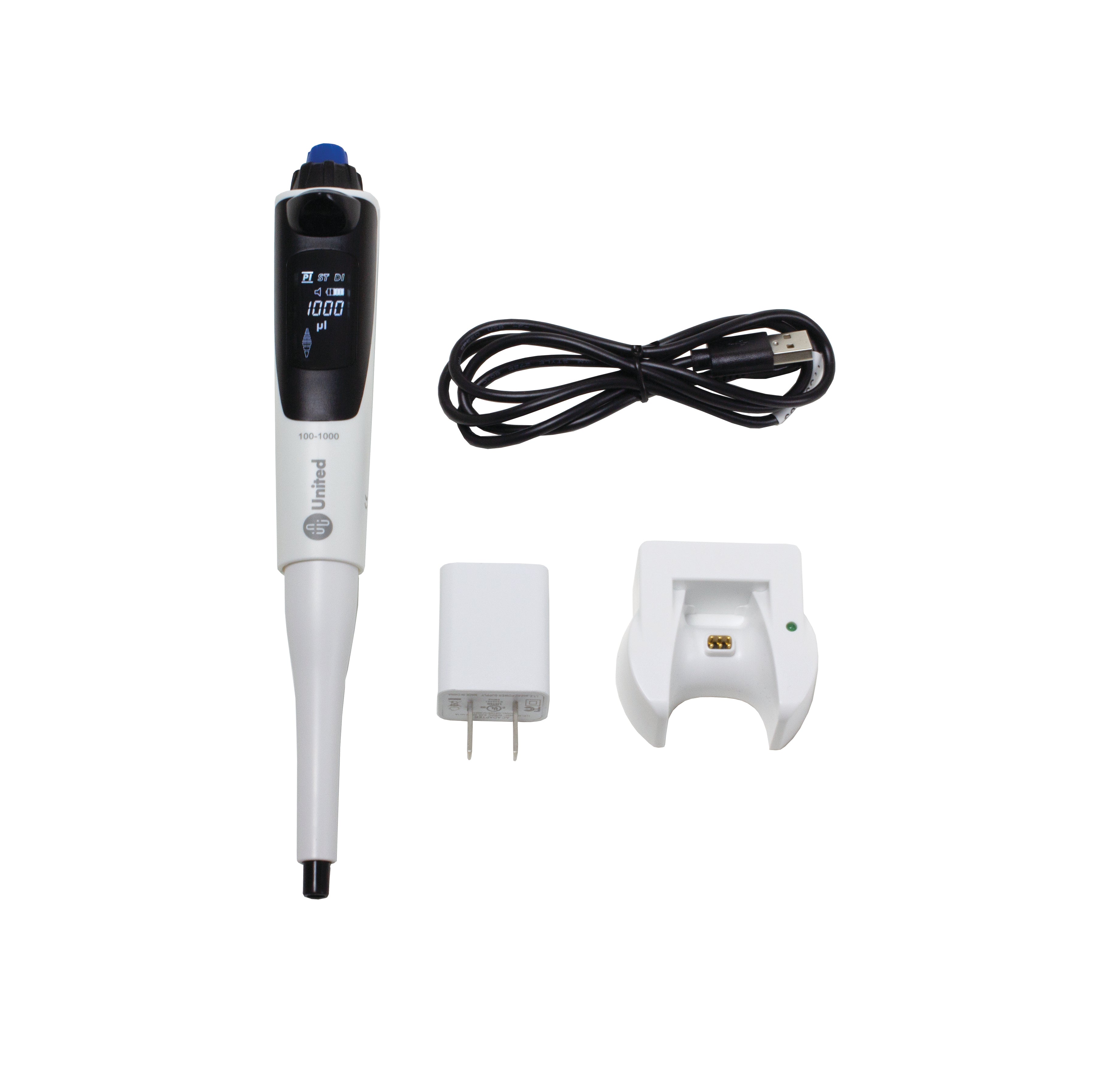 United Scientific® Jupiter Electronic Pipette 100 - 1000 uL