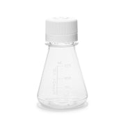 United Scientific® Unistore™ Sterile Erlenmeyer Flask Vented, PC, 125 mL, Cs/24, comes with 24